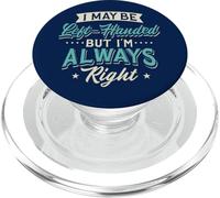 Mancino Potrei essere mancino ma ho sempre ragione Leftie PopSockets PopGrip per MagSafe