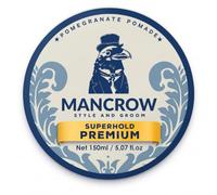 Mancrow Pomegranate Pomade 150ml con Olio di Argan - Superhold Medium Shine Gel Wax for Men All Day Hold for All Day - Qualità Premium - Made in Italy