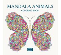 Mandala Animals Coloring Book for Kids and Adults: A relaxing and stress relieving adult coloring book with mandala animals