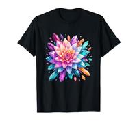 Mandala Arcobaleno con Cristalli di Loto Maglietta