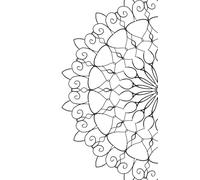 Mandala Art Notebook: A 100-Page Lined Journal: A Compact 5.5 x 8.5 Notebook for Work and Personal Use