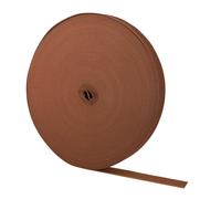 Mandala artigianato largo bande elastiche marroni da 1/2 pollice bobina per cuciture per cinturini e mestieri fai -da -te - 88 iarde in tessuto piatt