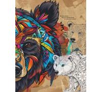 Mandala Bears: Nature’s Gentle Giants to Color and Unwind