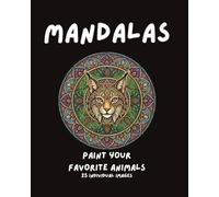 Mandala Book: Cute animal coloring pages
