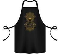 Mandala Budda Arte Cotone Grembiule 100% Biologico