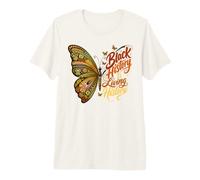 Mandala Butterfly Black History Is Living History Maglietta Premium