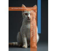 Mandala Cats - Stress-Relief Coloring Book for Adults: (50 Unique Designs, Medium Difficulty)