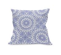 Mandala, Ceremonial Retro Minimal Far Eastern Decorativi Federa Moderna Cuscino Copricuscini Lavabile Federe De Cuscini per Soggiorno Giardini Letti 45X45Cm