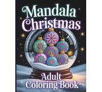 Mandala Christmas Adult Coloring Book