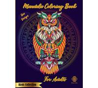 Mandala coloring book for adults : Birds Collection : New Designs : Birdy Edt.: Birds Mandala colouring book for Stress Relief