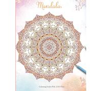 Mandala Coloring Book for Adults : Relaxation and Teens Stress Relief, Mindfulness Stress-Free Patterns for Adult,