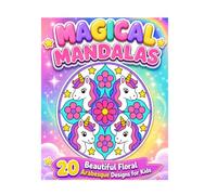 Mandala coloring book for kids: Educational activity workbook for 4-8 ages