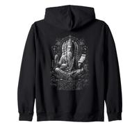Mandala cosmico creatore indù a Quattro Facce Brahma Felpa con Cappuccio