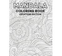 Mandala Countries Coloring book: Mandala Countries Coloring Book - Relax & Color