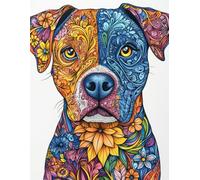 Mandala Dogs Coloring Heaven: 500 Pages Relaxing Fun for Kids and Adults.: 500 pages of beautiful dog mandalas for stress relief coloring.