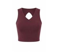 Mandala Donna Cropped V-Neck Top