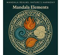 Mandala Elements: A Calming Colouring Book of Earth, Air, Fire, Water & Nature-Inspired Mandalas for Adults and Teens: Beautiful Line Art of Elemental Symbols, Natural Patterns & Intricate Designs for Relaxation, Mindfulness and Stress Relief