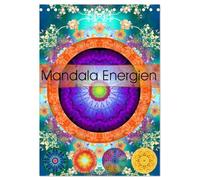 Mandala Energien (Tischkalender 2026 DIN A5 hoch), CALVENDO Monatskalender: Energetische Mandalas von Blumen Fotografien.