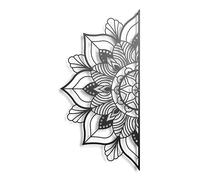 Mandala Fiore. Scultura in metallo. Decorazione da parete, decorazione da parete, elemento decorativo, souvenir, poster, decorazione bohémien, indiana, zen, etnico, regalo per amici e coppie.