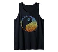 Mandala Floreale Yin Yang Minimal Tai Chi Taoismo Canotta