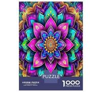 Mandala Flower 1000 Pezzi Puzzle Puzzle Premium Cartone Robusto - DIY Divertimento Famiglia, Bella Decorazione, Regalo Compleanno Perfetto Per Bambini 70x50cm/1000pcs