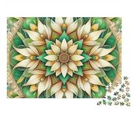 Mandala Flower Puzzle 1000 Pezzi - Puzzle Decorativo E Rilassante, Confezione Premium E Poster Inclusi - 70x50cm/1000pcs