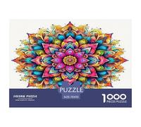 Mandala Flower Puzzle Da 1000 Pezzi Per Bambini Curiosi:Absolutely Stunning Scopri Mondi Nuovi E Esercita La Memoria!
