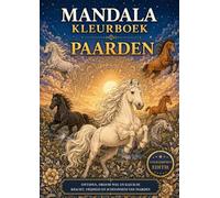 Mandala kleurboek - Paarden.