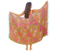 Mandala Life ART Pareo Grande Nappa Telo Sarong Xxl Bohemian Copri Costume Da Spiaggia Donna Sexy Bikibi Cover Up 2024 Decorazione Murale Arazzo Da Parete 180X120 Cm Fatto In India
