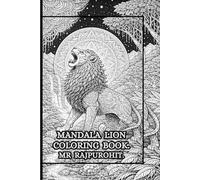 MANDALA LION COLORING BOOK.