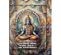 MANDALA LORD KRISHNA COLORING BOOK.