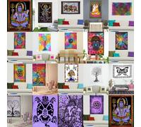 Mandala lotto di 150 pezzi arazzo poster da appendere a parete hippie boho al...