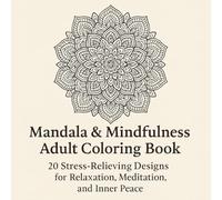 Mandala & Mindfulness Adult Coloring Book: 20 Stress-Relieving Designs for Relaxation, Meditation, and Inner Peace