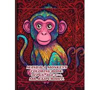 MANDALA MONKEYS COLORING BOOK.