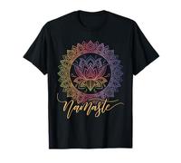 Mandala Namaste, arte yoga a forma di fiore di loto Maglietta