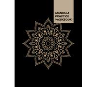 MANDALA PRACTICE WORKBOOK: Mandala Drawing Template Circular Grid Graph Paper (Polar Grid Paper) ，Polar coordinate graph paper, technical sketchbook, Black pages: Stress Relief And Relaxation