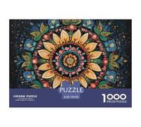 Mandala Puzzle Giochi Edugattoivo 1000 Pezzi Classici arte Stile Puzzle Decorazione Perfetta Classici Giochi Per Adulti E Bambini Da 12 Anni 70x50cm/1000pcs