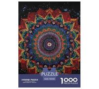 Mandala Puzzles Giogattotoli Sfida Regalo 1000 Pezzi Classici arte Stile Puzzle Decora La Casa Sfide Divertenti Per Adulti E Bambini Da 12 Anni 70x50cm/1000pcs