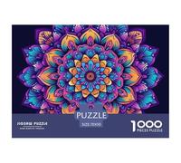 Mandala Puzzles Giogattotoli Sfida Regalo 1000 Pezzi Classici arte Stile Puzzle Decora La Casa Sfide Divertenti Per Adulti E Bambini Da 12 Anni 70x50cm/1000pcs