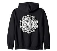 Mandala Sacra Geometria Geometrica Modello Tatuaggio Flash Felpa con Cappuccio