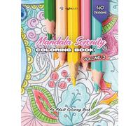 Mandala Serenity Book - Volume 3: An Adult Coloring Book with Relaxing Patterns for Stress Relief and Creativity | 8.5 x 11 Inches, 80+ Pages