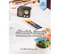 Mandala Serenity Book - Volume 6: An Adult Coloring Book for Calm Moments and Creative Expression | 8.5 x 11 Inches, 80+ Pages
