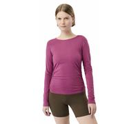 Mandala Side Ruffled W - maglia maniche lunghe - donna Dark Pink L