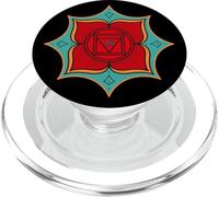Mandala spirituale con chakra della radice per yoga e meditazione PopSockets PopGrip per MagSafe