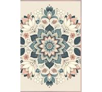 Mandala Themed Journal 2025 by PrettyBooks (6” x 9” - Glossy Cover) - 250 double-sided blank sheets and 22 mandala images for coloring (STANDARD ... Students, Professionals and Anyone 12 years+