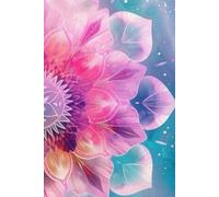 Mandala Themed Journal 2025 by PrettyBooks (6” x 9” - Matte Cover) - 250 double-sided RULED sheets and 22 mandala images for coloring for Students, Professionals and Anyone 12 years+