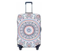 Mandala Travel Luggage Covers - Copertura elastica per valigie, protezione per bagagli, 45-81 cm, nero, Small