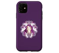 MANDALA UNICORNO Magico Mindful Carino Meme Custodia per iPhone 11