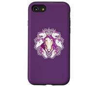 MANDALA UNICORNO Magico Mindful Carino Meme Custodia per iPhone SE (2020) / 7/8