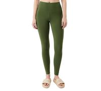 MANDALA Yogatight da donna a vita alta, lunghezza totale verde scuro | XS